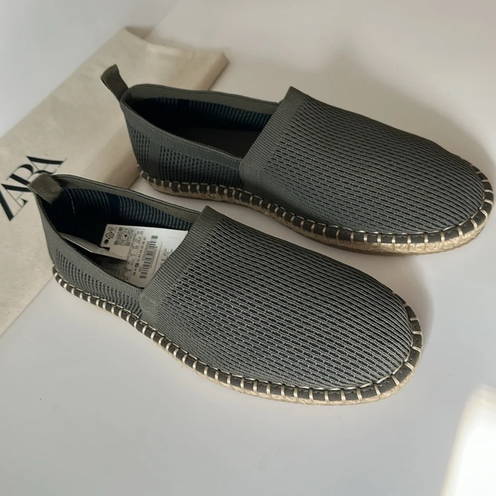 Zara  Men’s Green Espadrilles Size 9